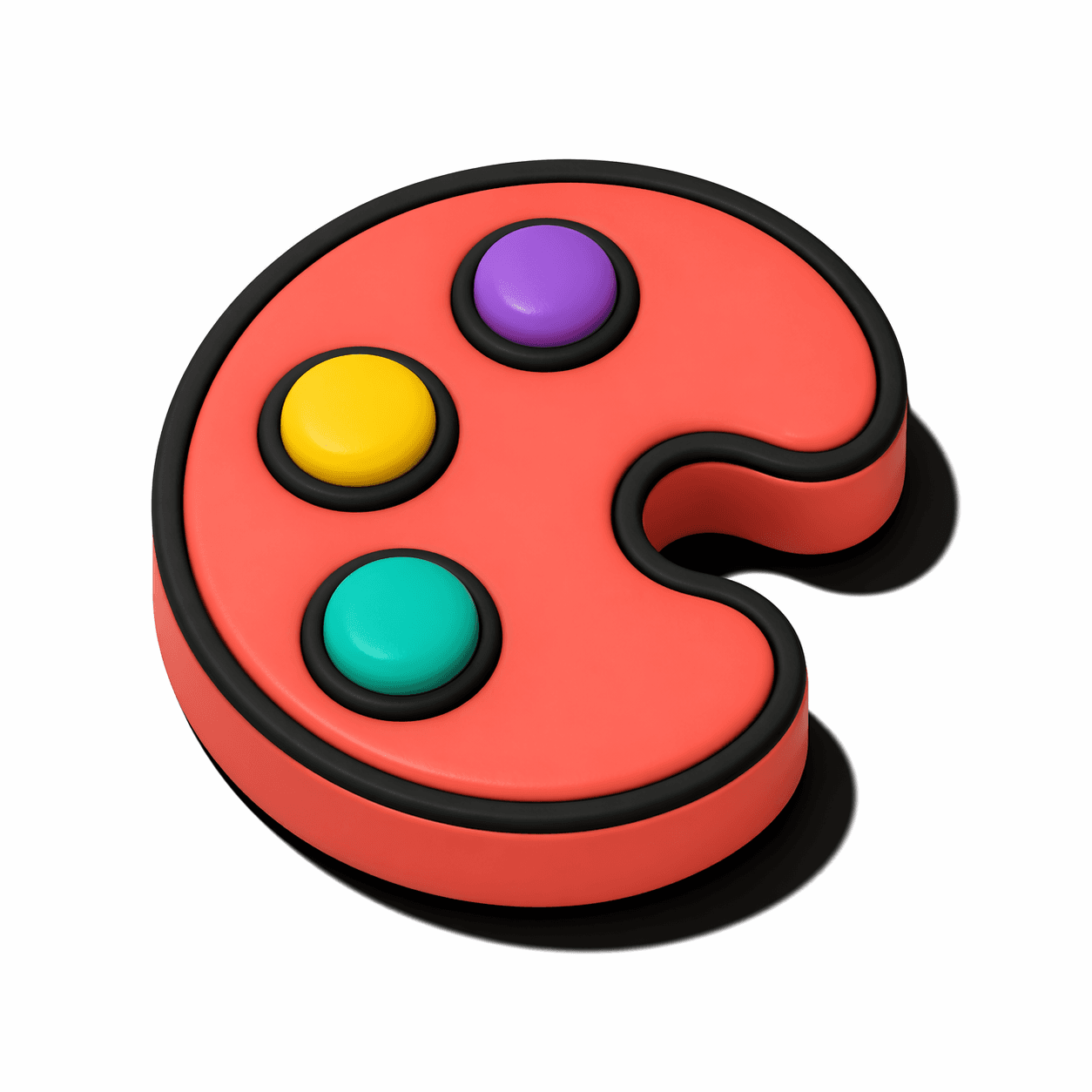 Design & brand — 3D illustration