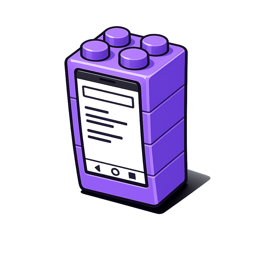 Mobile apps — 3D illustration